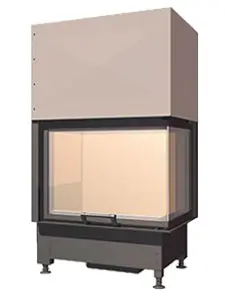 Стальная топка SCHMID EKKO R 67(45)_H(высота стекла 57 см)