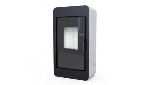 Печь-камина Defro HOME PICO, 6,6 кВт, белая сталь