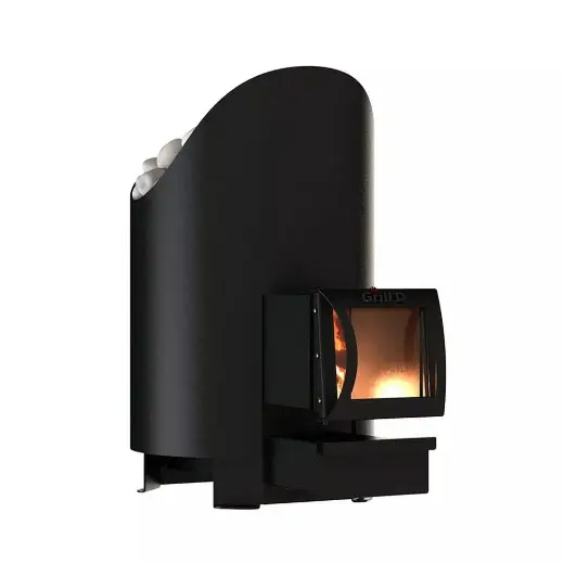 Банная печь Grill'D Aurora 180 (длинный вынос, дверца со стеклом) — фото 2