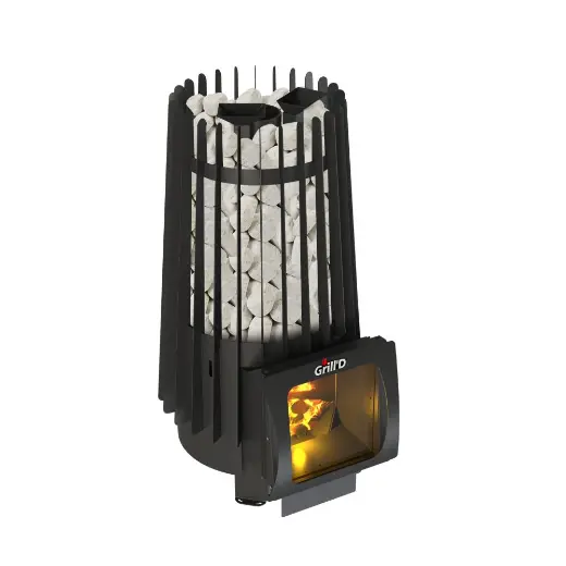 Банная печь Grill'D Cometa Vega 180 Window Max (короткий вынос)