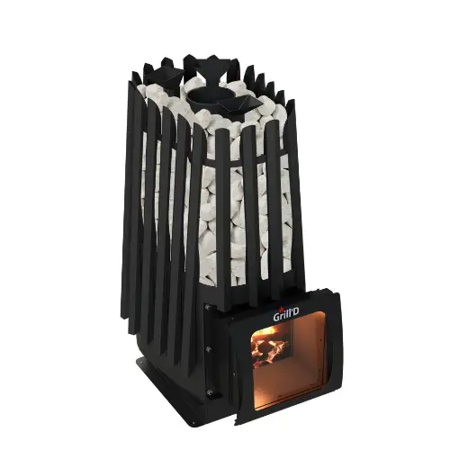 Банная печь Grill'D Cometa Vega 350 Window Max (короткий вынос)