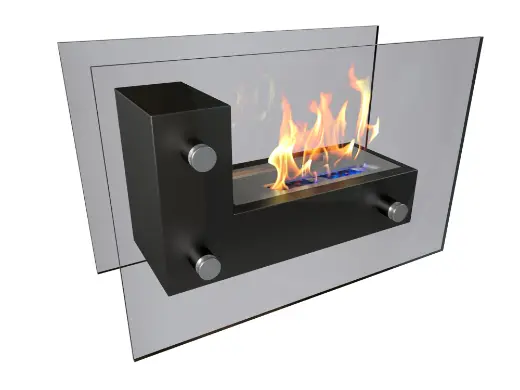 Биокамин Zefire Fidero 500 (черный)
