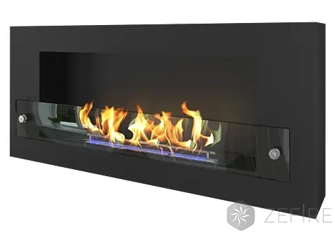 Биокамин Zefire Orion 900 (черный со стеклом)