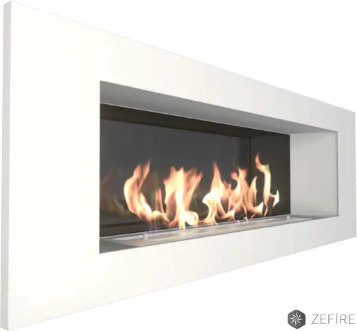 Биокамин Zefire Elliot 1200 белый со стемалитом