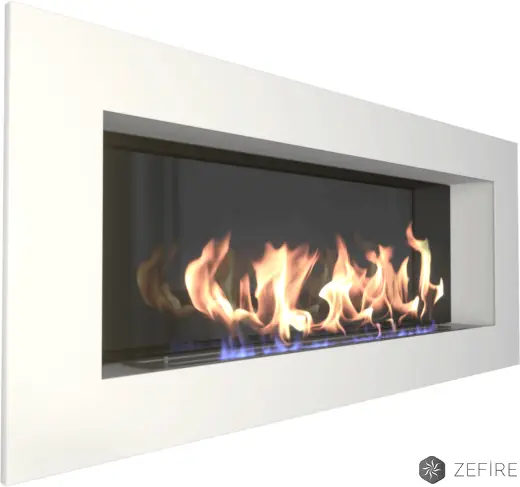 Биокамин Zefire Elliot 1500 белый со стемалитом