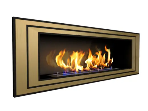 Биокамин Zefire Sirius 900 со стемалитом латунный