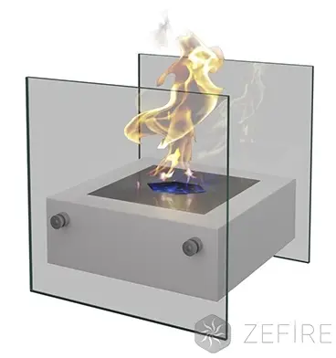 Биокамин Zefire Rubicon белый