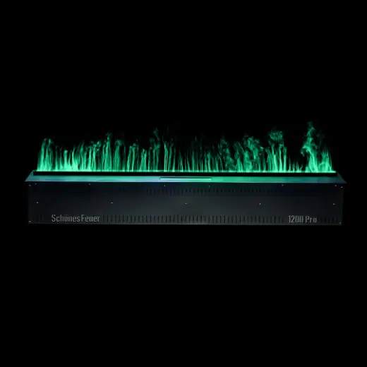 Встраиваемый электрический Schönes feuer 3D-камин FireLine 1200 RGB (черная панель) — фото 2