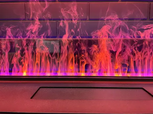 Встраиваемый электрический Schönes feuer 3D-камин FireLine 1200 Blue Effect (черная панель)