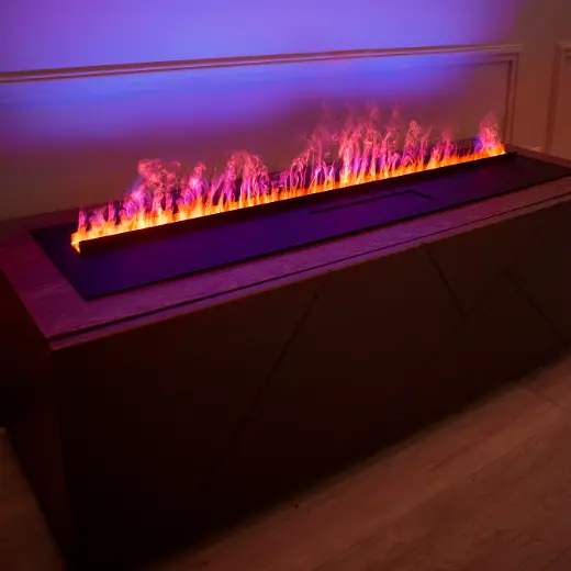 Встраиваемый электрический Schönes feuer 3D-камин FireLine 1500 Blue Effect (черная панель)