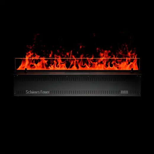 Встраиваемый электрический 3D-камин Schönes feuer Hotline 1200 (черная панель)