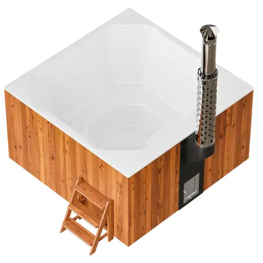 Купель Polar Spa ELITE QUATTRO 200 (термобереза светлая)