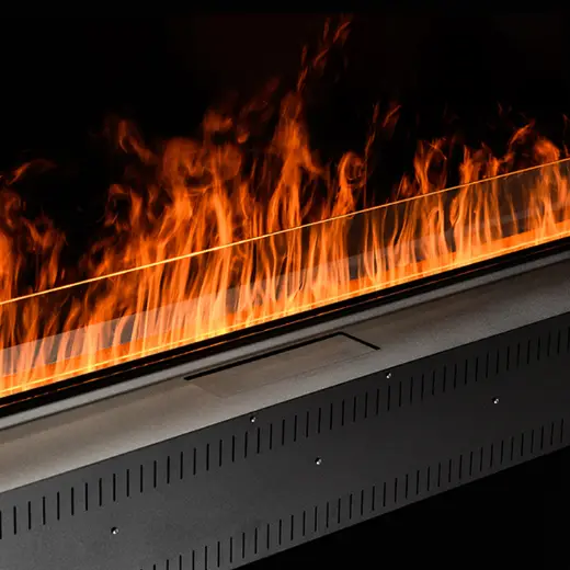 Встраиваемый камин-увлажнитель FireLine 3000 Blue (черная панель) — фото 2