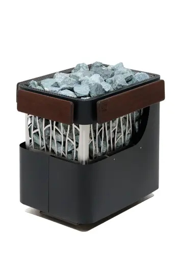 Электрическая печь для бани и сауны Born Stone Black 18 кВт (черный кожух)