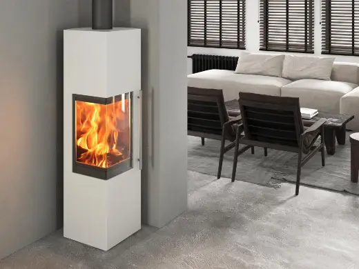 EMBER Отопительная печь Стеван 700 XL white