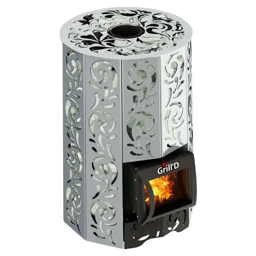 Дровяная банная печь Grill'D Violet 200 Short Pro