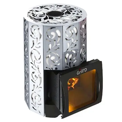 Дровяная банная печь Grill'D Violet 200 Short Max Pro