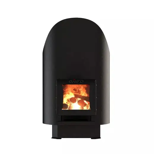 Банная печь Grill'D Aurora 160 (длинный вынос, дверца со стеклом) — фото 2