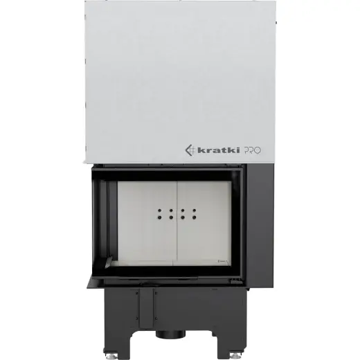 Стальная топка Kratki VNL 610/430 BS G(угловая, стекло слева, с подъёмом) — фото 2