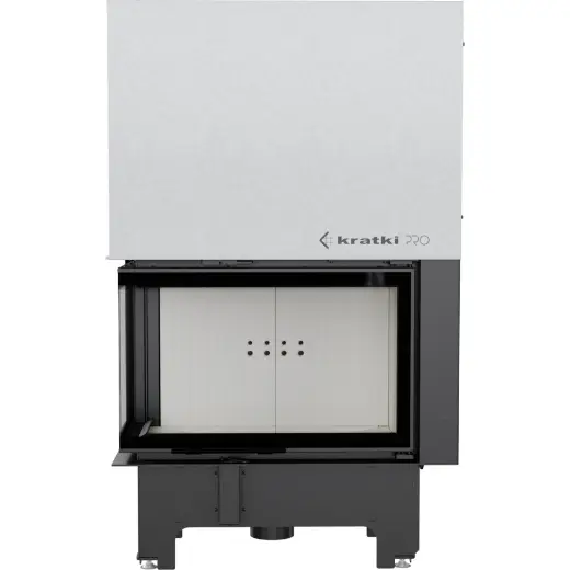 Стальная топка Kratki VNL 810/410 BS G (угловая, стекло слева, с подъёмом) — фото 2