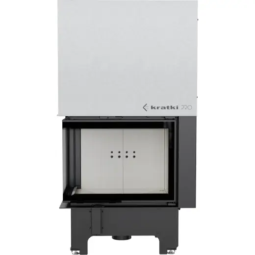 Стальная топка Kratki VNL 700/480 BS G(угловая, стекло слева, с подъёмом) — фото 2