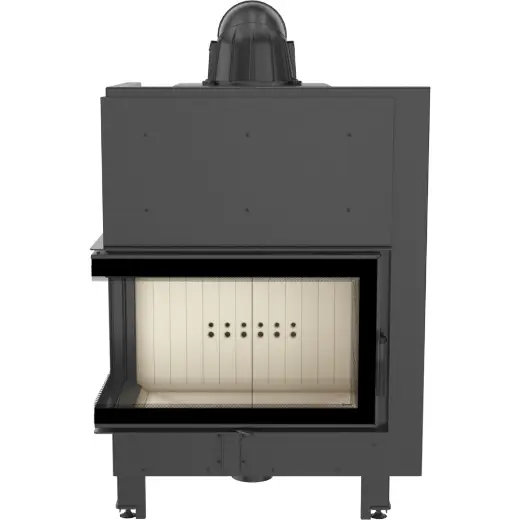 Стальная топка Kratki MB0 L BS SG 15 (угловая, левая, гнутое стекло) — фото 2